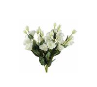 Dyzi Pack Of 6 White Artificial Wild Rose Stems