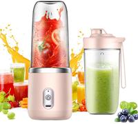 Dyzi Portable Blender Dual Cups 13.4oz Fruits & Vegetable Juicer in Light Pink Dyzi Light Pink