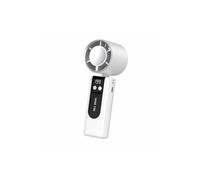Dyzi Portable Cooling Handheld Fan 2000mAh USB-C 199 Speed Rechargeable in White Dyzi White