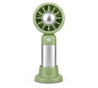 Dyzi Portable Handheld Mini Fan Rechargeable with Stand USB C 3 Speed in Green Dyzi Green