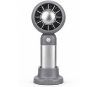 Dyzi Portable Handheld Mini Fan Rechargeable with Stand USB C 3 Speed in Grey Dyzi Grey