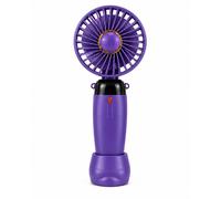 Dyzi Portable Handheld Mini Fan Rechargeable with Stand USB C 3 Speed in Purple Dyzi Purple