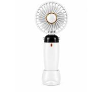 Dyzi Portable Handheld Mini Fan Rechargeable with Stand USB C 3 Speed in White Dyzi White