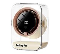 Dyzi Portable Rechargeable Smart Desktop Fan 100 Speed Usb-C Beige