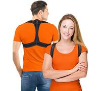DYZI Posture Corrector For Men and Women -Large-Chest Size 36" to 46"-Discreet Clavicle Support Brace Comfortable & Breathable-Easily Adjustable Unisex Corrector Helps to Reduce Neck and Back Pain