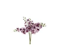 Dyzi Purple Pack Of 6 Purple Artificial Phalaenopsis Orchid Stems