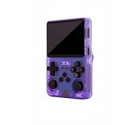 Dyzi R36S Retro Handheld Game Console 3.5" IPS Display USB Rechargeable in Purple Dyzi Purple