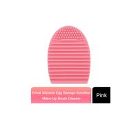 Dyzi Silicone Egg Makeup Brush Cleaner Scrubber Pink pink