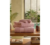 Dyzi Supersoft Absorbent Egyptian Cotton Bathroom Towels 550GSM in Pink Dyzi Pink