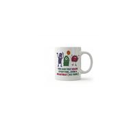 Dyzi The Gang That Shares Everything Funny Quote Ceramic Mug in White Dyzi White