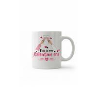 Dyzi This Is My Galentine Era Printed Ceramic Mug Valentine's Day Gift in White Dyzi White