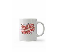 Dyzi You Are My Favorite Distraction Mug Valentine's Day Gift in White Dyzi White