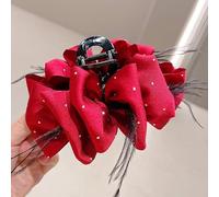 DYZXYY Sweet Girl Mesh Bow Hair Clip, Super Fairy Top Clip, Hair Clip At The Back Of The Head, Hair Accessory Spring Clip(15)