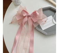 DYZXYY Sweet Girl Mesh Bow Hair Clip, Super Fairy Top Clip, Hair Clip At The Back Of The Head, Hair Accessory Spring Clip(23)