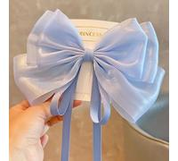 DYZXYY Sweet Girl Mesh Bow Hair Clip, Super Fairy Top Clip, Hair Clip At The Back Of The Head, Hair Accessory Spring Clip(1)
