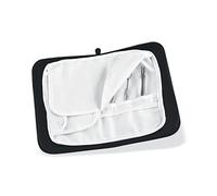 DZ Beauty Instruments Foot Care Instrument Case with Ticking, Black, Faux Leather, 33 x 23 cm