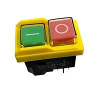 DZ04 4 Pins Waterproof Electromagnetic Push Button Switches ON OFF Start Stop Switch for Grinding Machine 250VAC 8(6) A