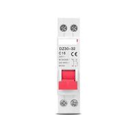 DZ30-32 DPN 1P+N Mini Circuit Breaker MCB 6A 10A 16A 20A 25A 32A Din Rail Mounting Cutout Miniature Household Air Switch(16A)