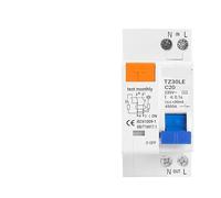 DZ30LE DZ40LE EPNL DPNL 230V 1P+N Residual Current Circuit Breaker Over And Short Current Leakage Protection RCBO MCB 32A 63A(32A)
