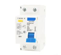 DZ40LE 63 1P+N Leakage Protector, AC 230V, Flame Retardant Design, 16A 32A Ratings for Enhanced Electrical Safety (16A)