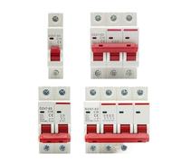 DZ47 1-4P 3A-63A 400V C Type Mini Circuit Breaker MCB Short Overload Circuit Protector 35mm Din Rail Mount Breaking Capacity 6KA 1Pcs(16a,4P)
