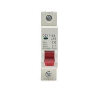 DZ47 1P 3A-125A 400V C Type Circuit Breaker MCB Short Overload Circuit Protector 35mm Din Rail Breaking Capacity 6KA NWPNLXEA(10A)