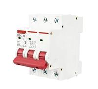 DZ47 3-pole 3A 6A 10A 16A 20A 32A 40A 50A 63A 400V C-type small circuit breaker 35mm rail installation breaking capacity 6KA(63A)