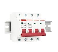 DZ47 4-pole 3A 6A 10A 16A 20A 32A 40A 50A 63A 400V C-type small circuit breaker 35mm rail installation breaking capacity 6KA(50A)