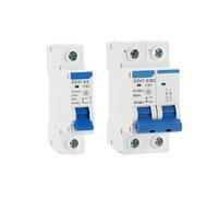 DZ47-63DC 1P 2P 6-63A 250V 500V 1000V MCB Mini Circuit Breaker Battery PV Solar Protector Positive Negative Switch 1Pcs(1P 250VDC,63A)