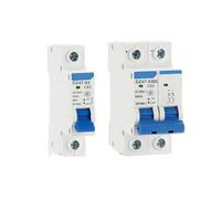 DZ47-63DC Circuit Breaker 1P 2P 6-63A Dc250V 500V 1000V Mini MCB For Battery PV Solar Protector Positive Negative Switch 1Pcs(2P 1000V,63A)