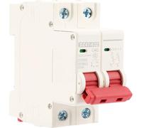DZ47-63Z-2P, DC Disconnect Switch Circuit Breaker 500V 40A 35mm DIN Rail Mounting PV Disconnect Switch Solar System Circuit Breaker Protection Air Switch DC Circuit Protection for Photovoltaic System