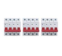 DZ47 63Z DC1000V 4P MCB Circuit Breaker High Performance Photovoltaic Air Switch Overload Leakage Protection for Solar Energy Systems Small Power Generation 3pcs (40A)