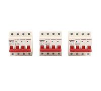DZ47-63Z DC1000V 4P Miniature Circuit Breaker, MCB Air Switch for Solar PV Systems, Overload Leakage Short Circuit Protection with Silver Contacts and Arc Extinguishing (32A)
