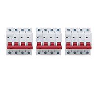 DZ47-63Z DC1000V 4P Miniature Circuit Breaker, MCB Air Switch for Solar PV Systems, Overload Leakage Short Circuit Protection with Silver Contacts and Arc Extinguishing (63A)