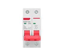 DZ47 Mini Circuit Breaker MCB C Type 1P 2P 3A-63A AC 230V 400V Din Rail Mount Short Overload Protector Circuit Protection(1P,20A)