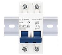 DZ47B DC 12V 24V 48V 72V MCB Battery Mini Circuit Breaker 16A 25A 32A 63A 100A 125A PV DC Positive And Negative Protection Air Switch (1P DC12-240V 80A)