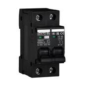 DZ47HK 2P DC Circuit Breaker DC12-1000V Curve C Mini 10A-120A DIN Rail Mount For Solar PV System Distribution Panel Power Control(40A)