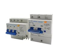 DZ47LE-63/125 Husehold Air Switch Leakage Protector 1P+N 2P 3P+N 4P AC400V Three-Phase Overload Protection Circuit Breaker(2P,10A)