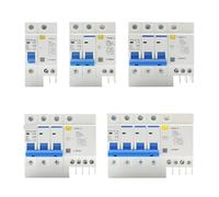 DZ47LE-63 Household Miniature Circuit Breaker 1P/2P/3P/4P Air Switch With Leakage Protector Three-phase Main Gate IINKUEYK(4P,10A)