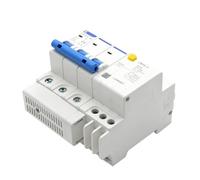 DZ47LE-63 household miniature circuit breaker 3P air switch with leakage protector three-phase main switch(10A)
