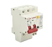 DZ47LE Electric Surge Protector Circuit Breaker 2 Pole with Easy to Use Manual Reset Options (10A)