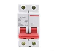 DZ47S 2P 16A Circuit Breaker, 35mm DIN Rail Installation, Color Indicator (2P-40A)