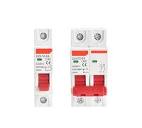 DZ47Z-63 DC Miniature Circuit Breaker 1P 2P 250V 550V 63A 6kA Solar photovoltaic C Curve Switch Mini Circuit Breaker(20A,2P 550VDC)