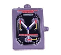 DZ662 Back to the Future - Creative Enamel Pin for Women Backpack Collar Hat Decoration, Normal, Non-precious metal