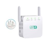 Dzaayediiy WiFi Extender WiFi Booster Wifi Repeater, 300Mbps 2.4GHz internet booster WiFi Extender Support 35 Device White UK-UK