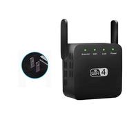 Dzaayediiy WiFi Extender WiFi Booster Wifi Repeater, 300Mbps 2.4GHz internet booster WiFi Extender Support 35 Device Black US-US