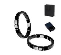 DzaiCrkwd Hemios Hematite Bracelet, 2025 New Hemys Hematite Bracelet for Men, Be Focused, Strong, Gift for Dad, Husband, Boyfriend (2)