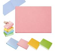 DzaiCrkwd Thickened Color Brick Notebook, A5 Thick Blank Journal, 720 Pages PU Leather Hardcover Notebook, Solid Color Paper Notebook with Ribbon Bookmark for School, Office, Travel，Pink