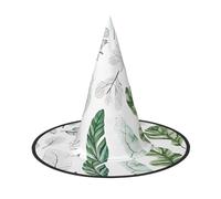 DZBDWZXH Basil Thyme Dill & Rosemary Print Halloween Witch Hat for Women Cosplay Costume Dress Up Halloween Party Decoration 1Pcs