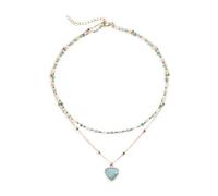 DZBERHX Handmade Multilayered Colorful Seed Beads Choker Boho Starfish Creative Beach Jewelry for Women and Girls - Summer